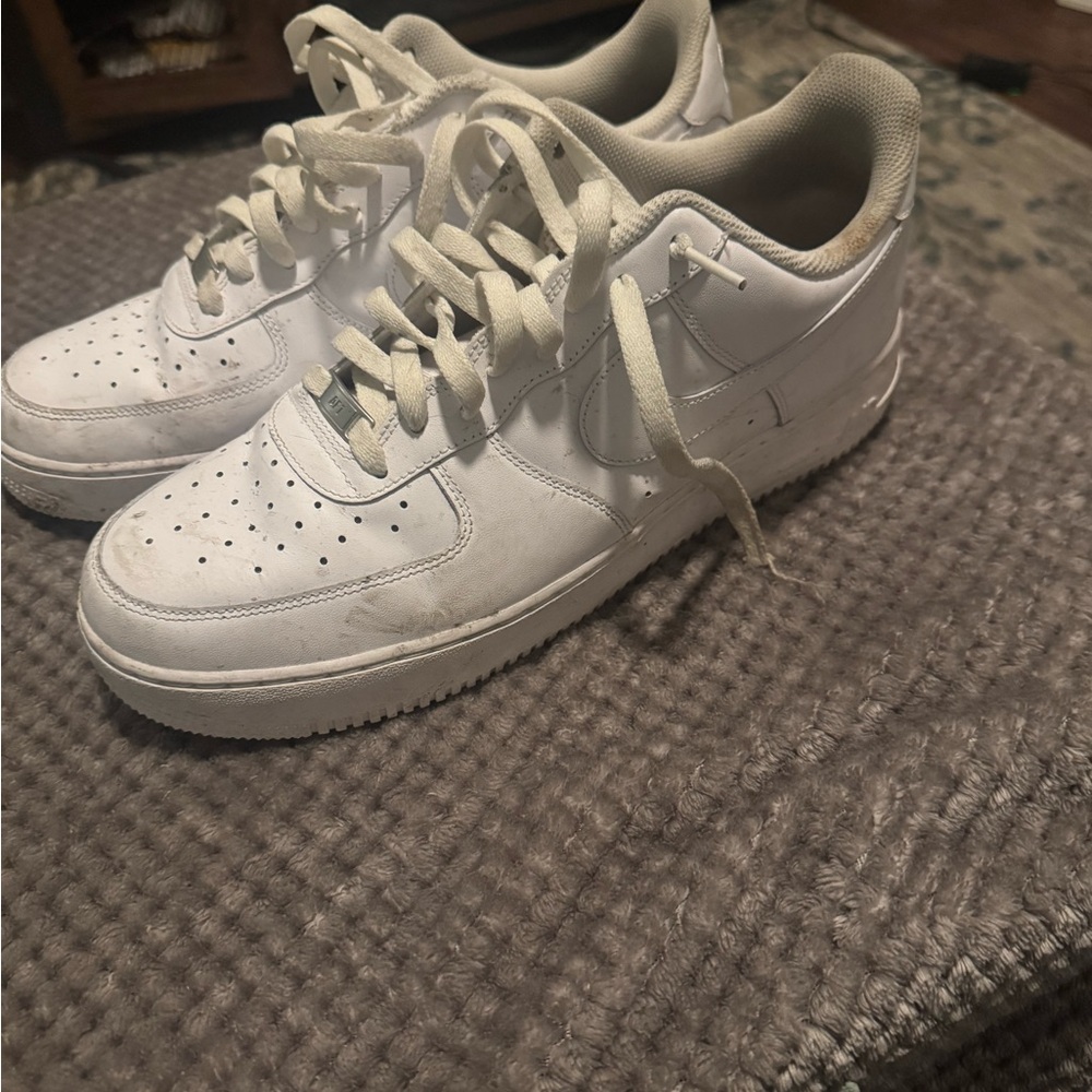 White Sneakers with Logo Detail